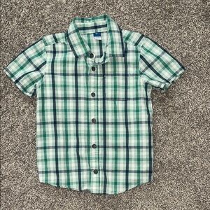 Old Navy Green Button Down Shirt